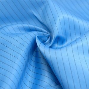 Striped Polyester Antistatic Fabric