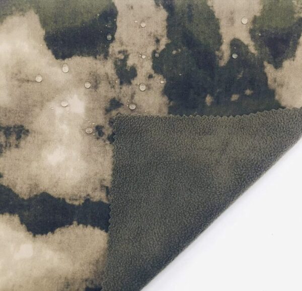 Four-way Stretch Camouflage 3-layer soft shell Fabric ePTFE - Image 3